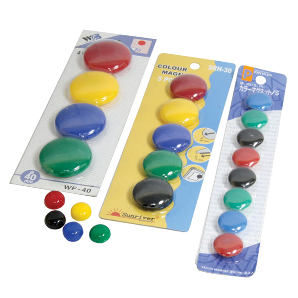 Magnetic Button Coloured 40 mm