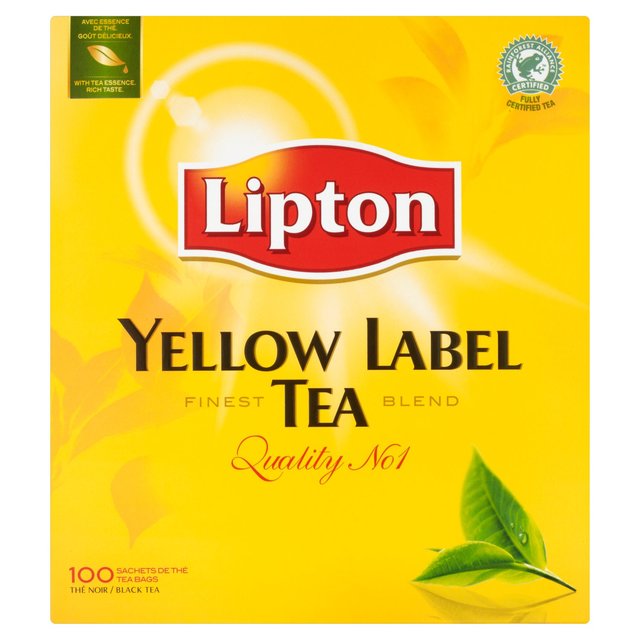 Lipton Yellow Tea 100's